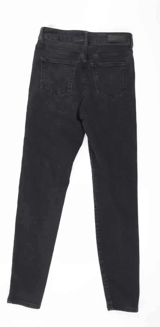 Marks and Spencer Womens Grey  Denim Skinny Jeans Size 8 L27 in