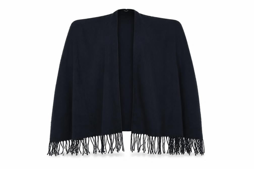 M&Co Womens Blue  Knit  Shawl/Wrap