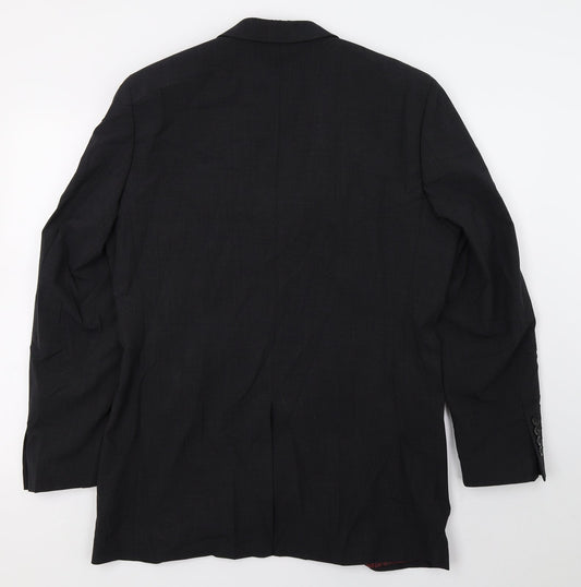 REMUS Mens Black   Jacket Blazer Size M