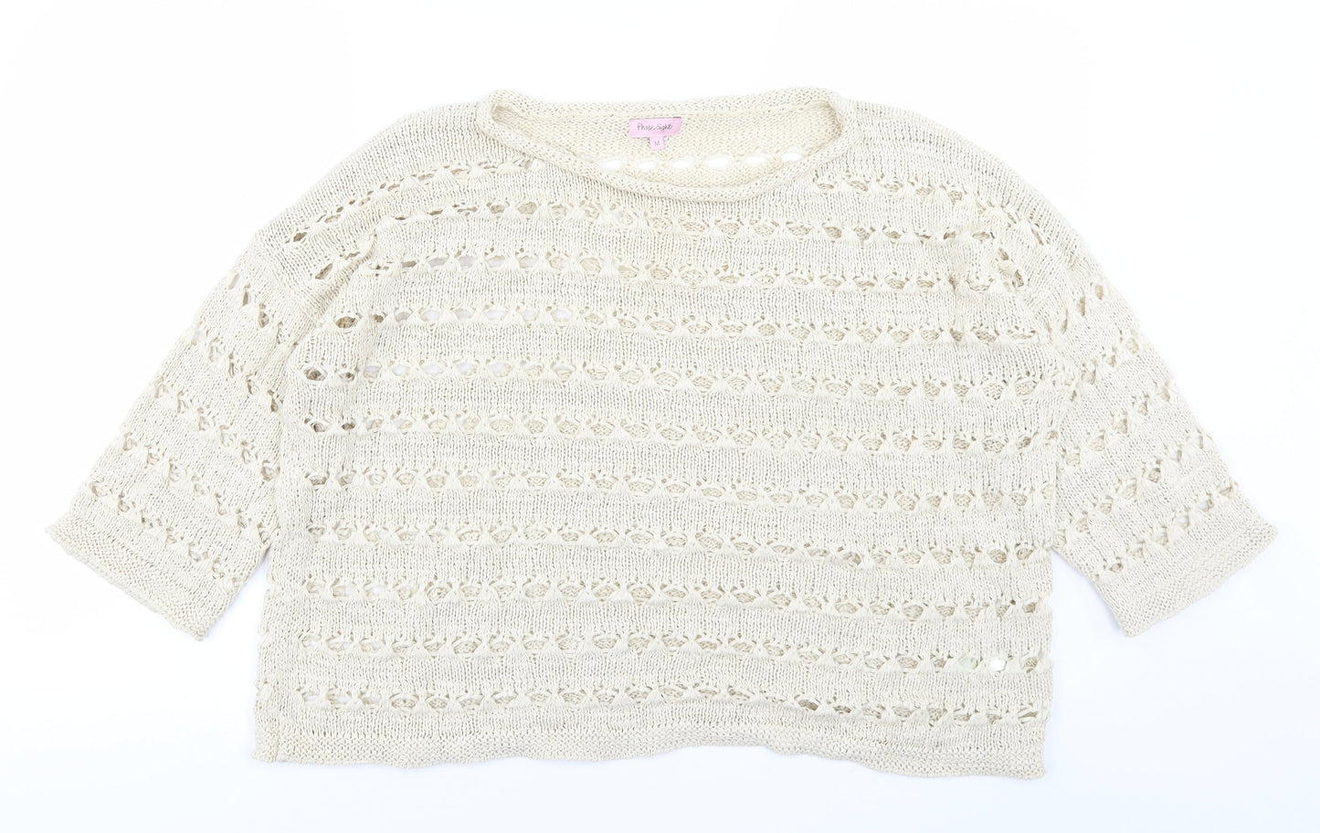 Phae Eight Womens Ivory   Pullover Jumper Size M