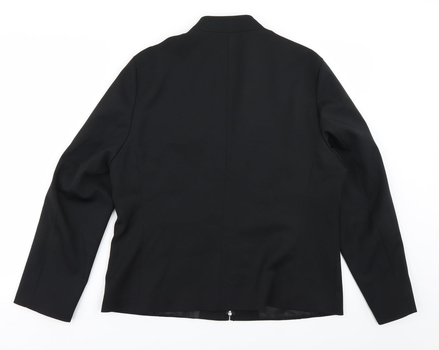 St Michael Womens Black   Jacket  Size 16