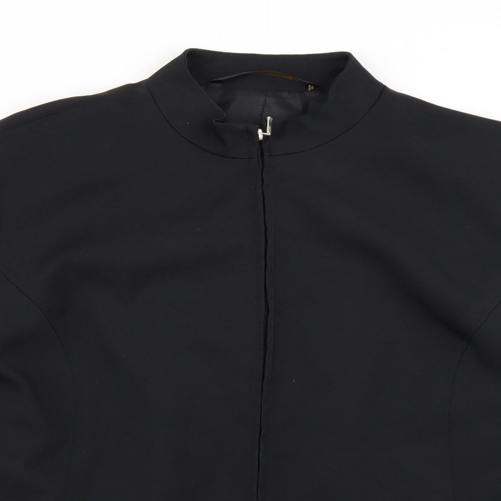 St Michael Womens Black   Jacket  Size 16