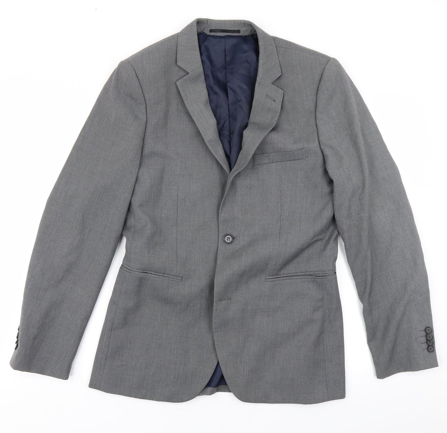 Topman Mens Grey   Jacket Blazer Size 38