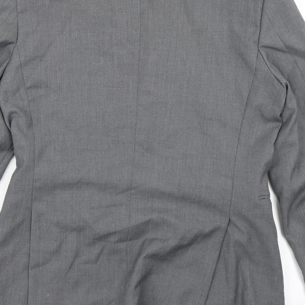 Topman Mens Grey   Jacket Blazer Size 38