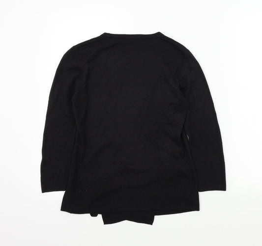 M&S Womens Black   Cardigan Jumper Size 8