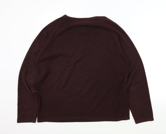 Zantos Womens Brown   Pullover Jumper Size L