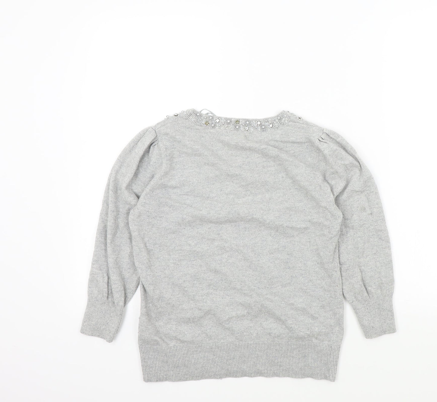Monsoon Womens Grey   Pullover Jumper Size M