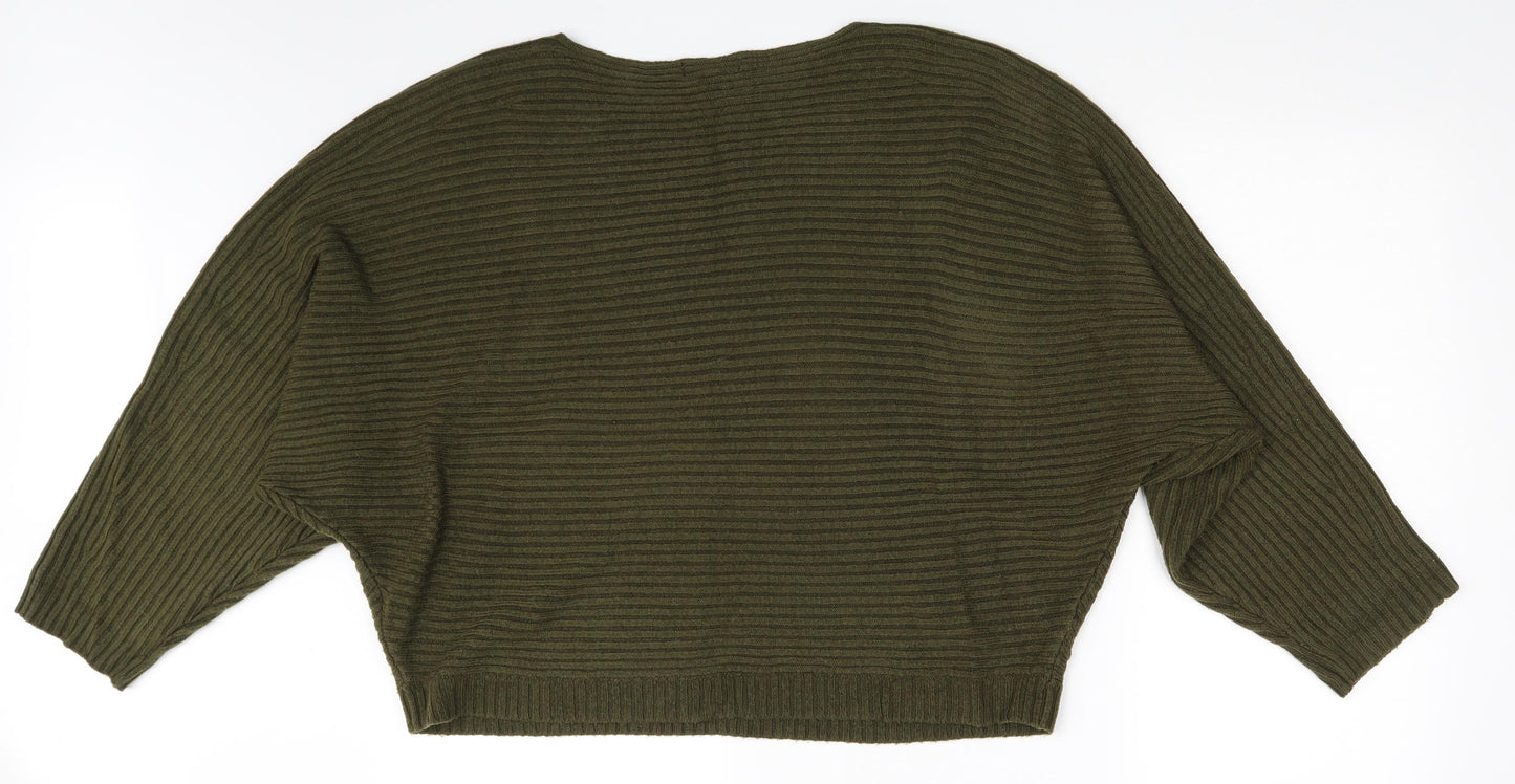 New Look Womens Green   Pullover Jumper Size L