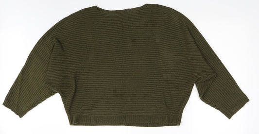 New Look Womens Green   Pullover Jumper Size L
