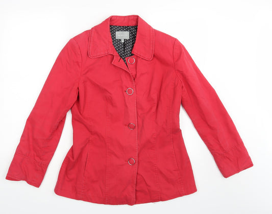 Per Una Womens Red   Jacket  Size 10