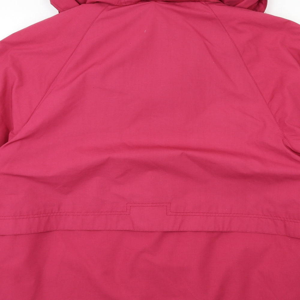 telemac Womens Pink   Overcoat Coat Size M