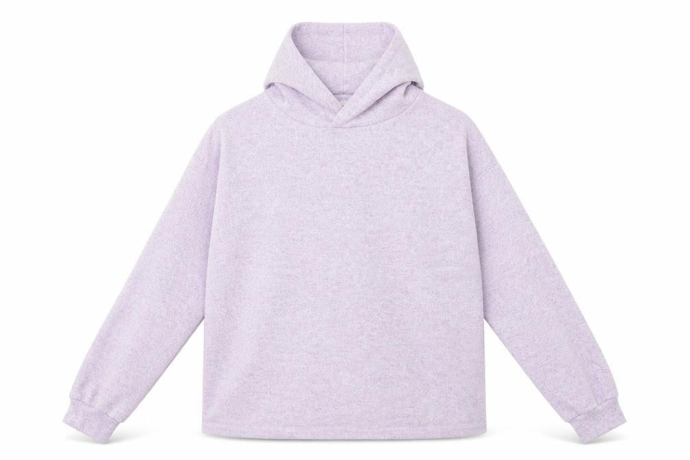 Marks and Spencer Girls Purple  Knit Pullover Hoodie Size 13 Years