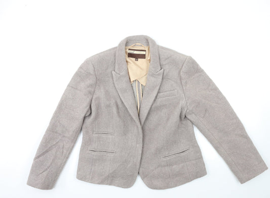 NEXT Womens Grey   Overcoat Coat Size 18