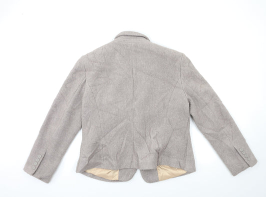 NEXT Womens Grey   Overcoat Coat Size 18