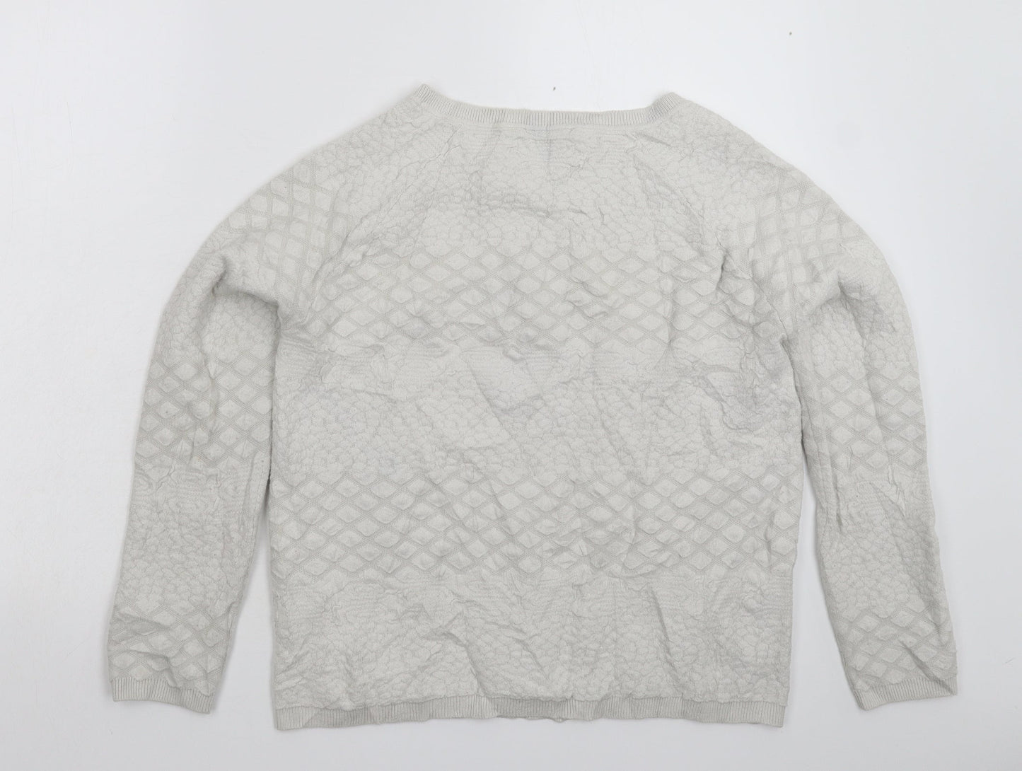Promod Womens Grey  Knit Pullover Jumper Size S