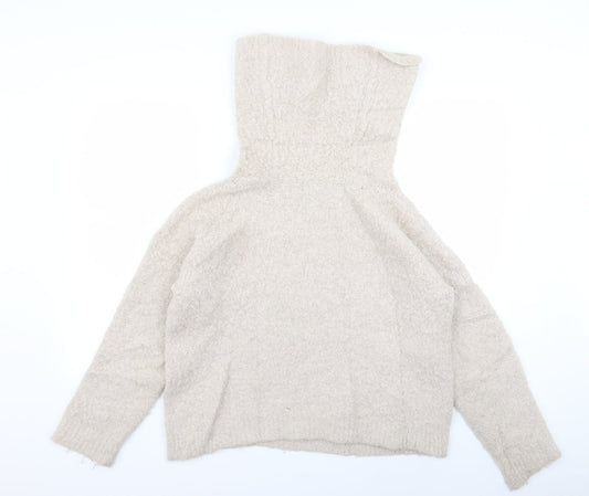 m&s Womens Beige   Pullover Jumper Size 12