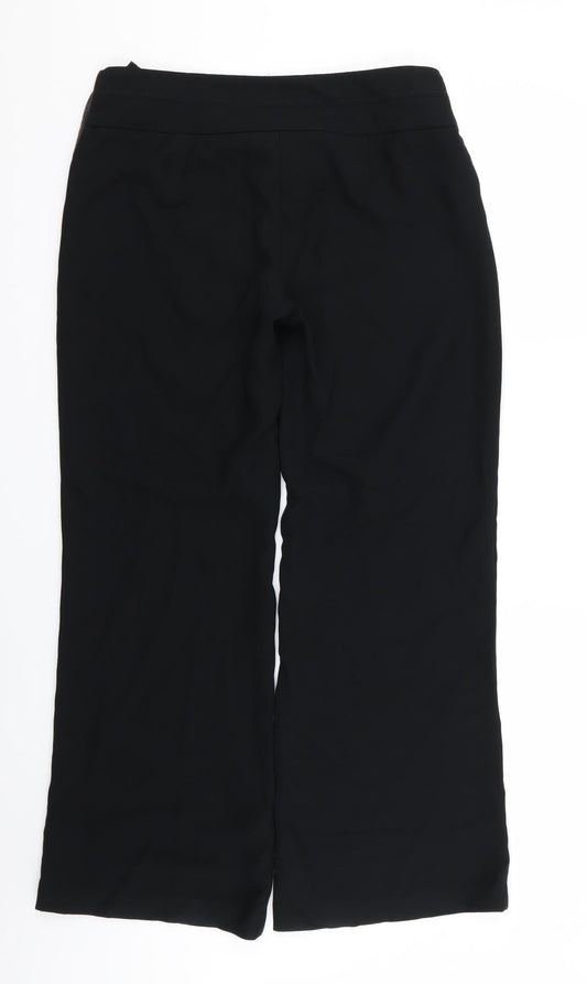 NEXT Womens Black   Trousers  Size 8 L30 in