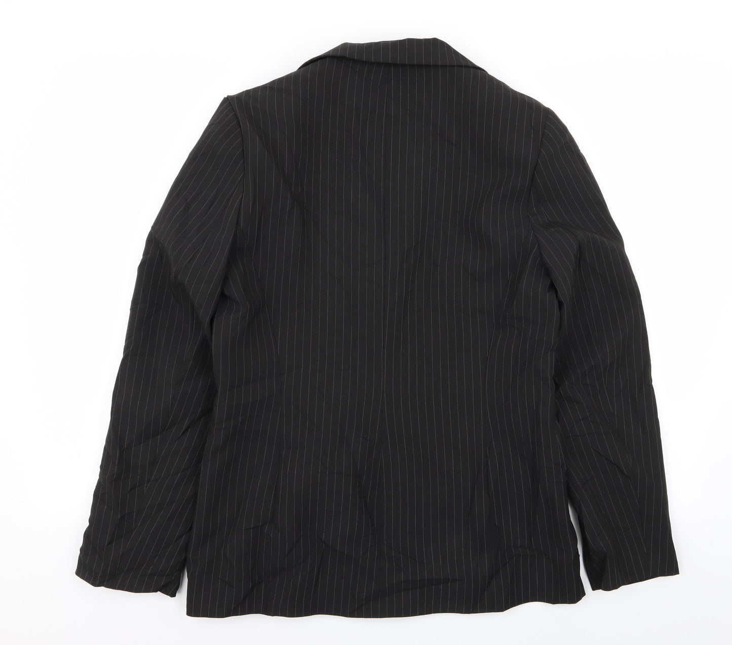 Dorothy Perkins Womens Black Striped  Jacket Blazer Size 12