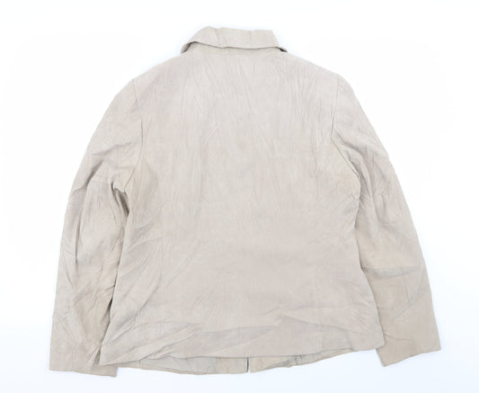 BM Womens Beige   Jacket  Size 16