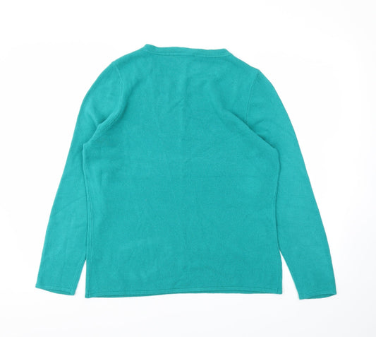 Love Knitwear Womens Green   Pullover Jumper Size 14