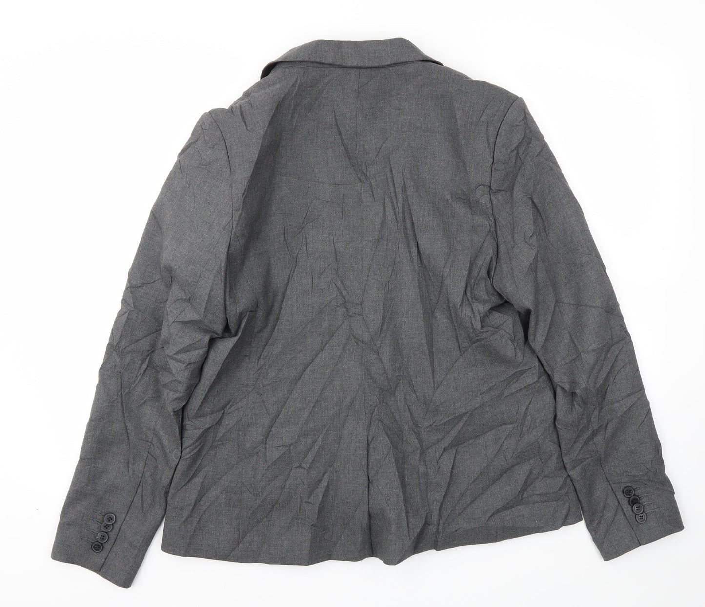 Preworn Womens Grey   Jacket Blazer Size 40