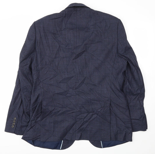 M&S Mens Blue   Jacket Blazer Size 42