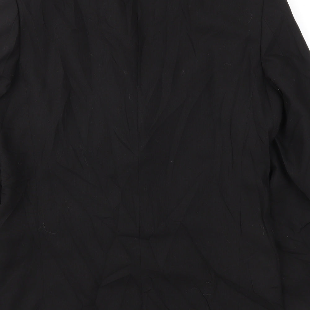CHALITON GRAY Mens Black   Jacket Blazer Size 40