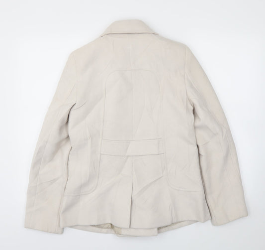 M&Co Womens Ivory   Jacket Coat Size 10