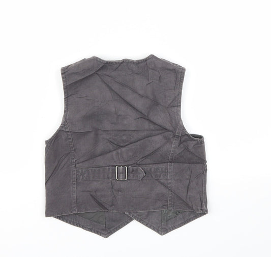 NEXT Boys Grey   Basic Jacket Waistcoat Size 4 Years