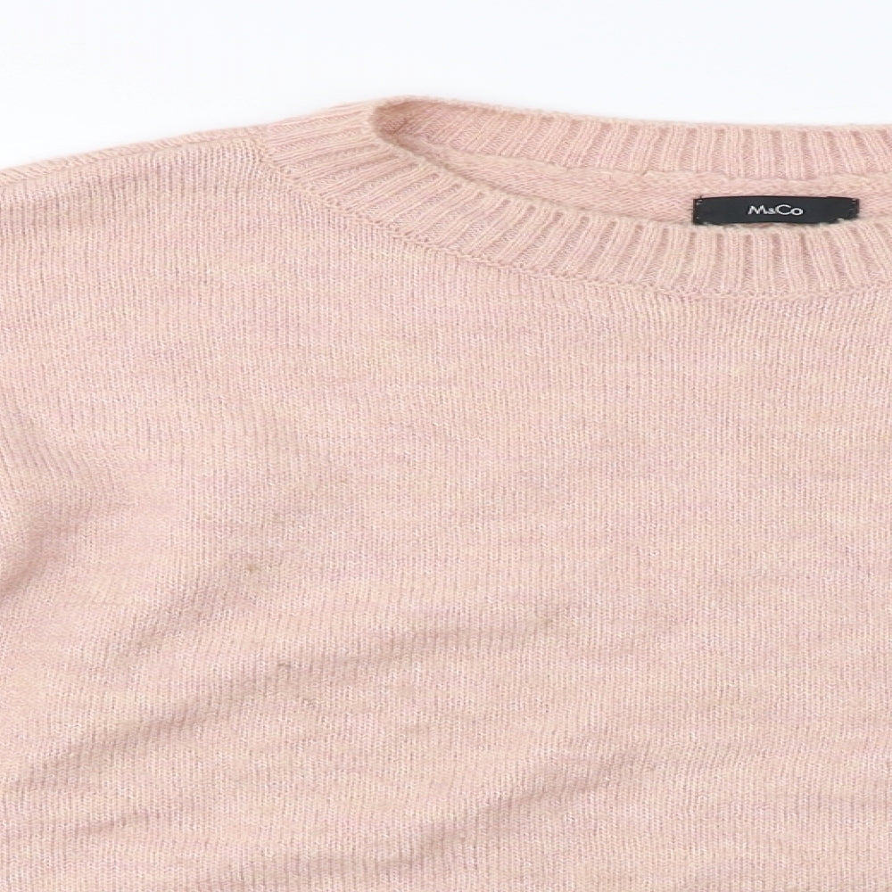 M&Co  Womens Pink   Pullover Jumper Size 12