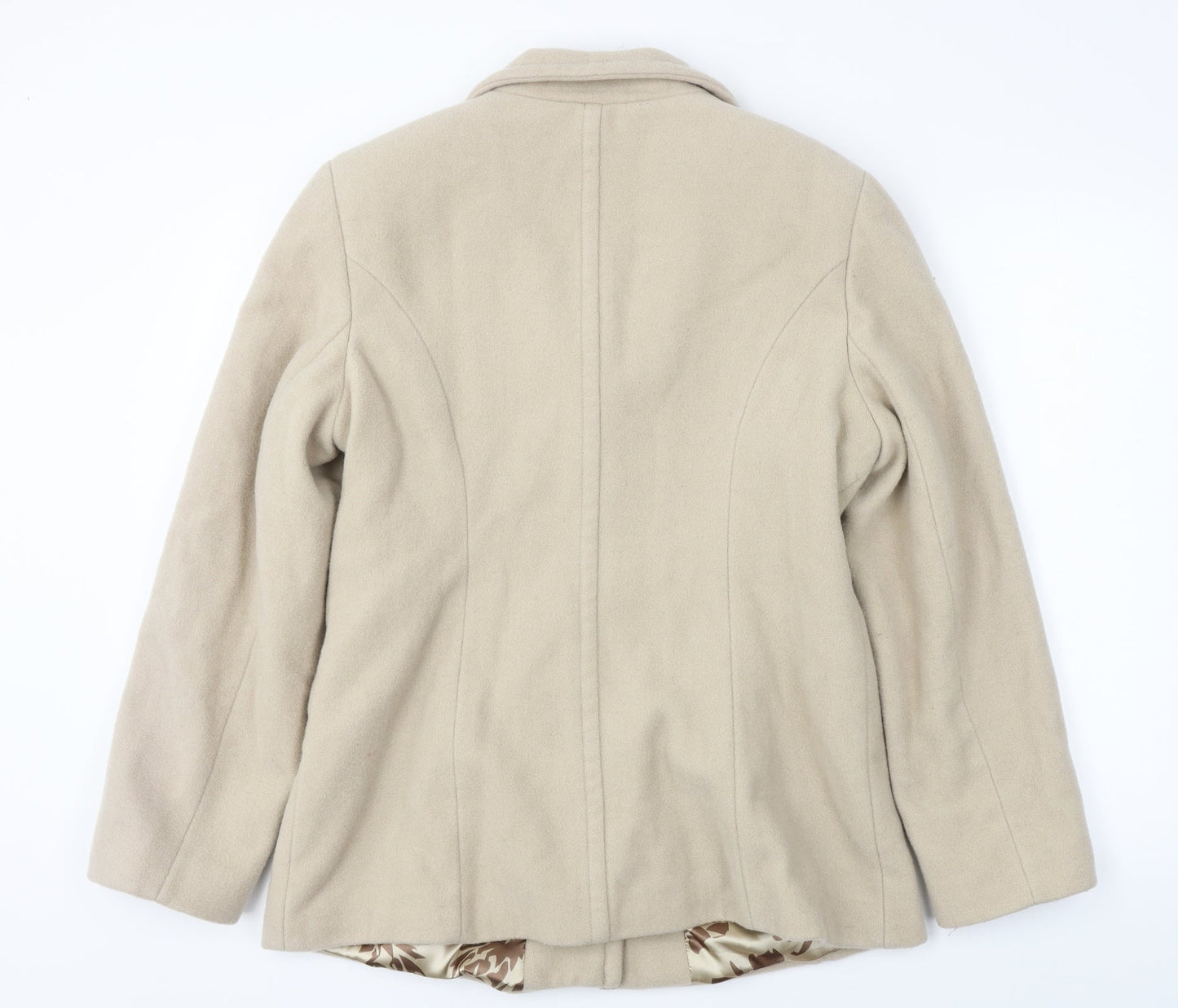 Klass  Womens Beige   Jacket Coat Size 14