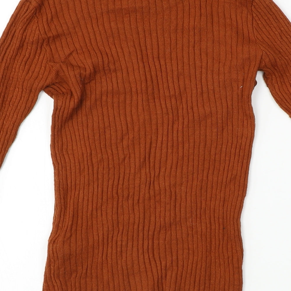 Topshop  Womens Brown   Pullover Jumper Size 8