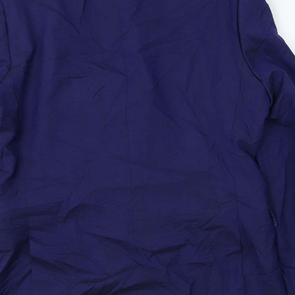 wool rich blend Mens Blue   Jacket Blazer Size 40