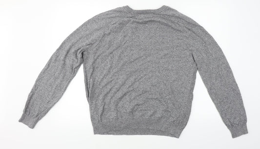 George  Mens Grey   Pullover Jumper Size L