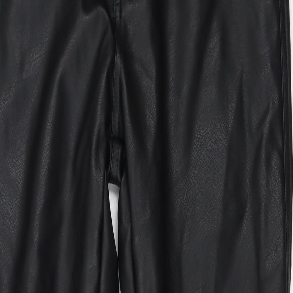 H&M  Womens Black   Trousers  Size 12 L24 in
