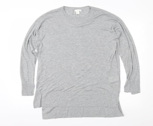 H&M Womens Grey   Pullover Jumper Size M