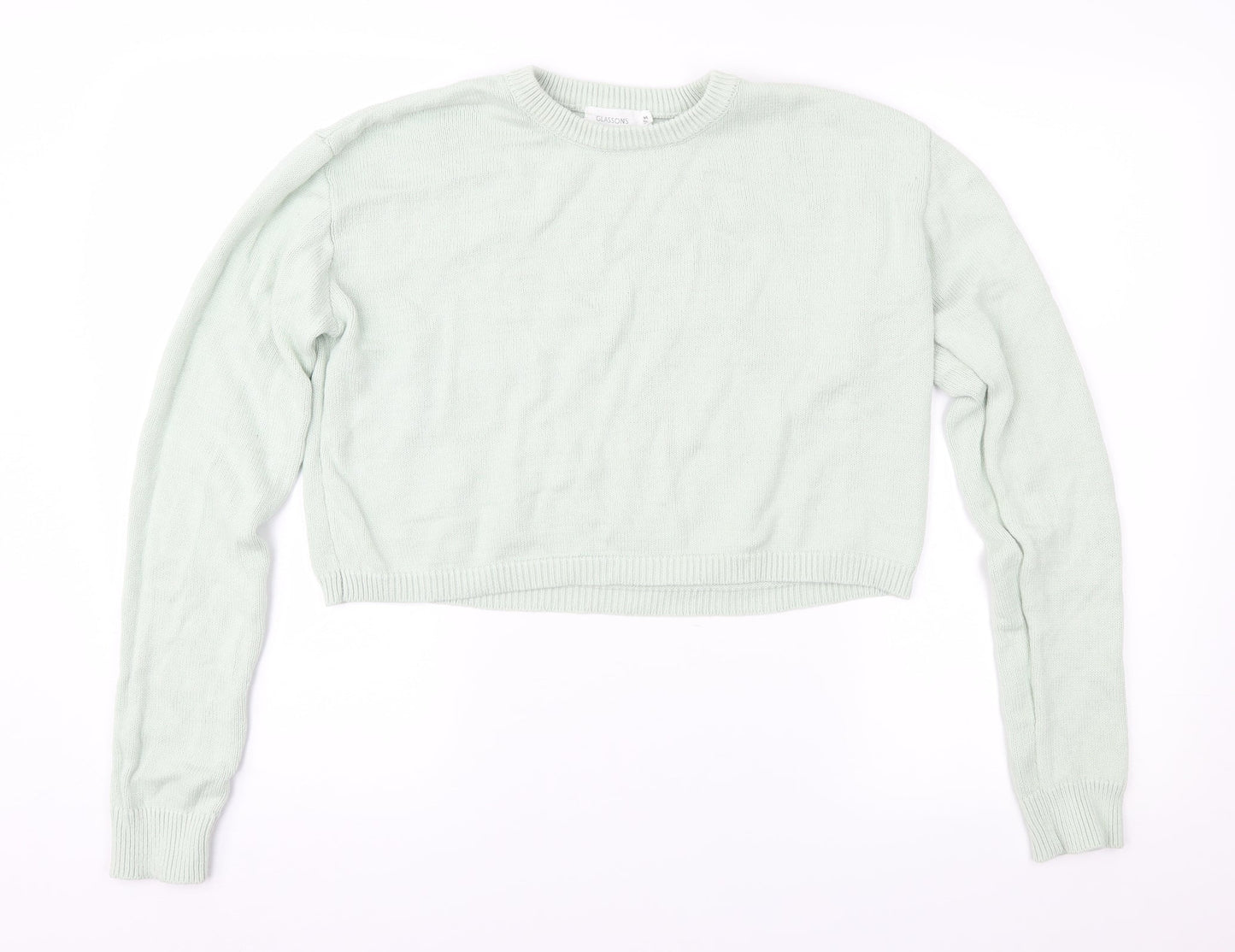 Glassons Womens Green   Pullover Jumper Size M
