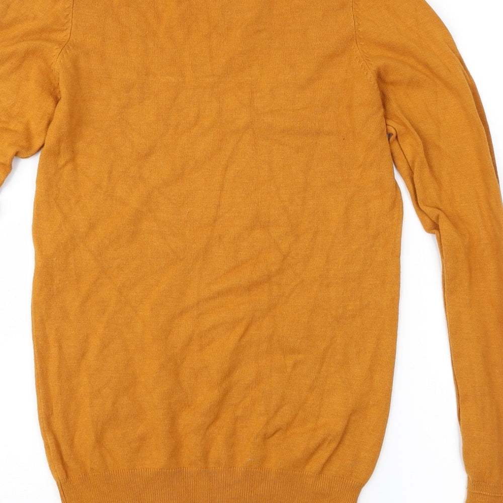Bershka Womens Orange   Pullover Jumper Size M