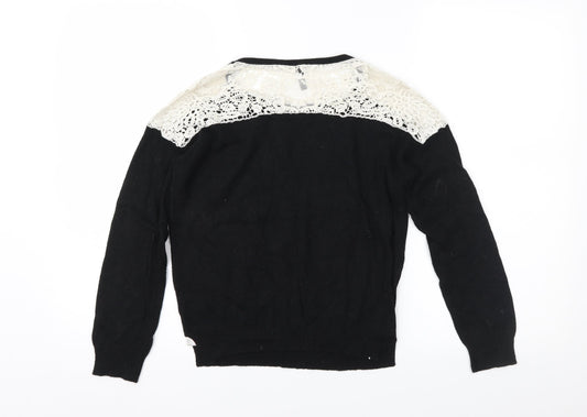 NAF NAF Womens Black   Pullover Jumper Size XS
