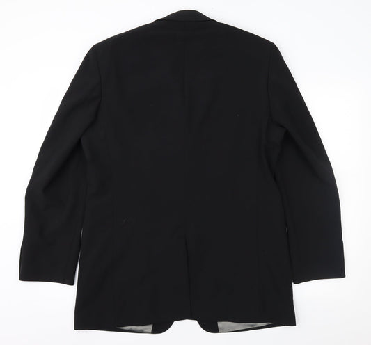 Jonathan Adams Mens Black   Jacket Suit Jacket Size 40
