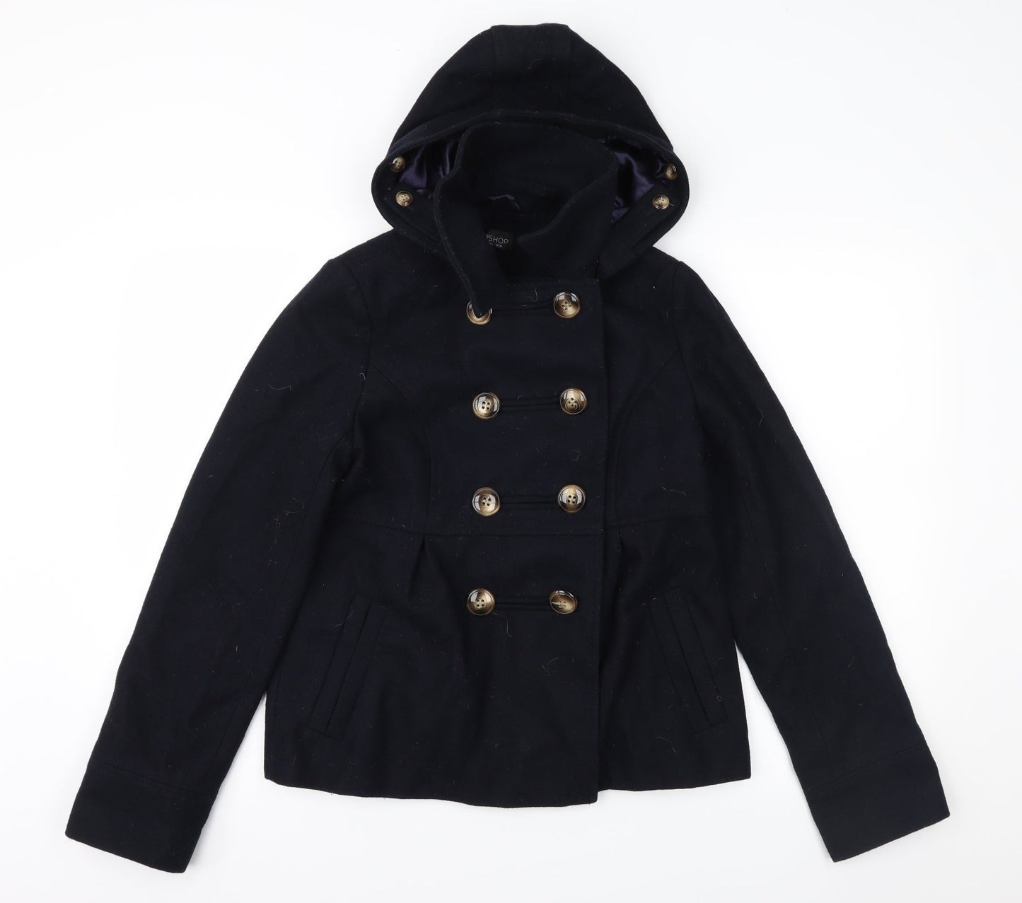 Topshop Womens Blue   Jacket Coat Size 10