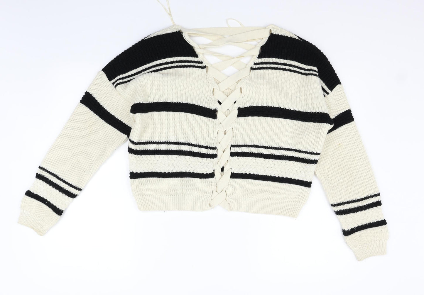 Miss Selfridge Womens Beige   Pullover Jumper Size 12