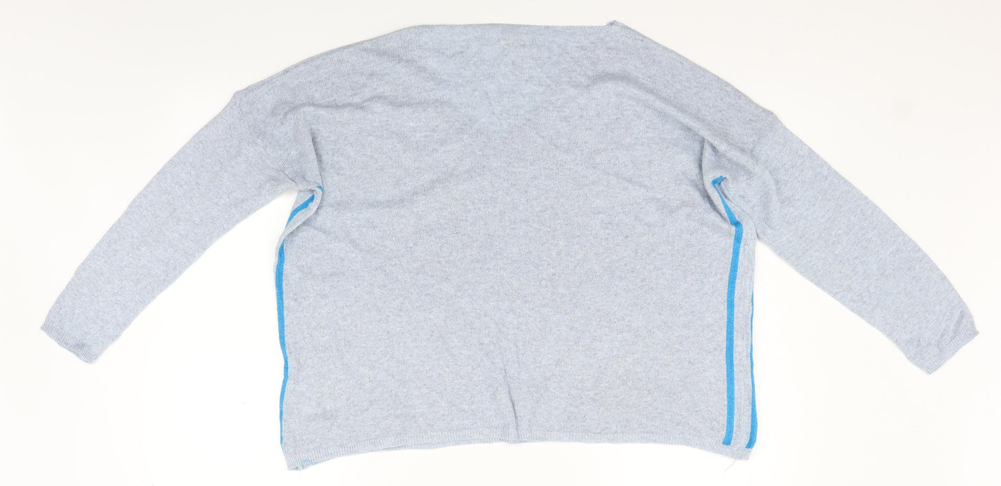 sarta Womens Blue   Pullover Jumper One Size