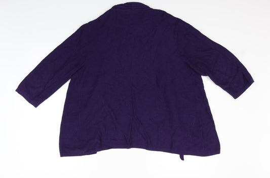 MINUTE Womens Purple   Cardigan Jumper Size 12