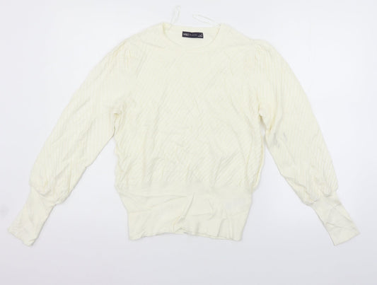 Marks and Spencer Womens Beige   Pullover Jumper Size 12
