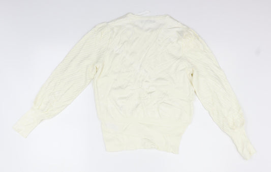 Marks and Spencer Womens Beige   Pullover Jumper Size 12