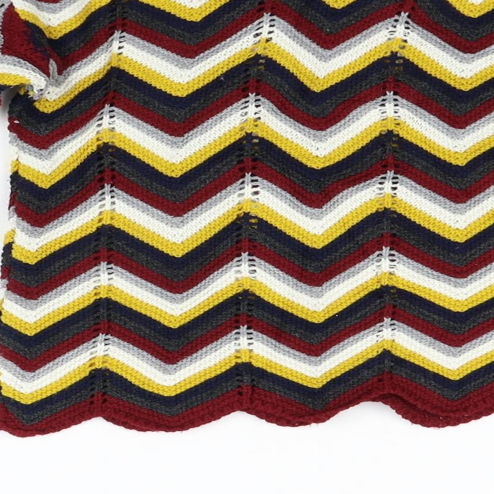 CAMERO ROSE Womens Red Striped  Pullover Jumper Size S