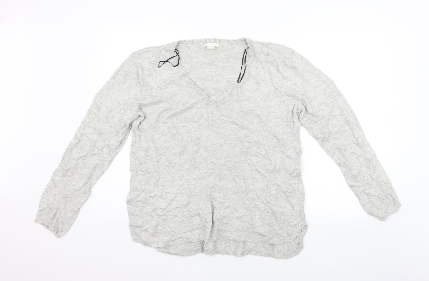 H&M Womens Grey   Pullover Jumper Size M