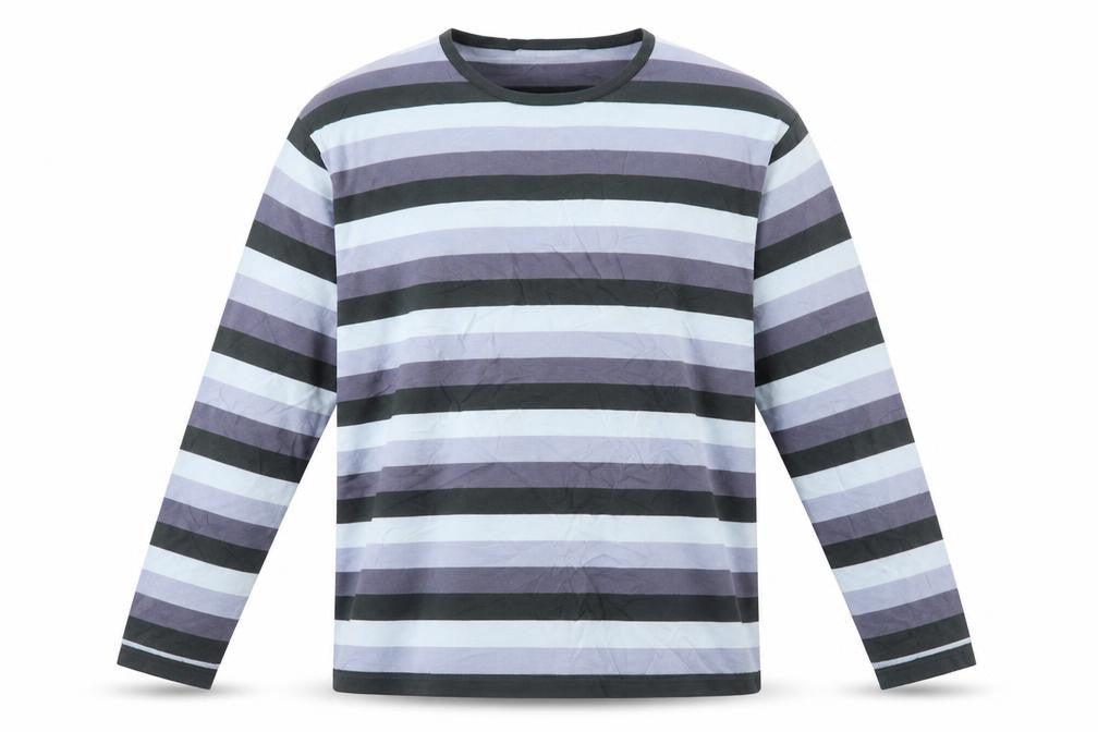 Defined Womens Blue Striped  Pullover Jumper Size L