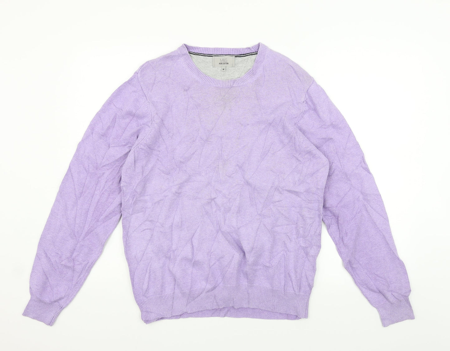 Marks and Spencer Womens Purple   Pullover Jumper Size M  - washable marks